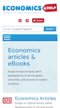 Mobile Screenshot of economicshelp.org