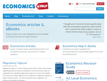 Tablet Screenshot of economicshelp.org